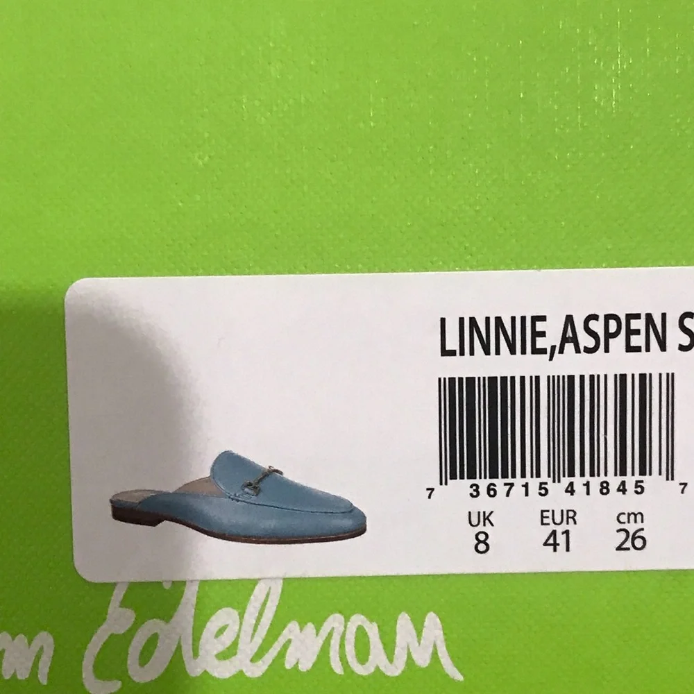 Sam Edelman loafer beautiful blue color all leather - Picture 6 of 16